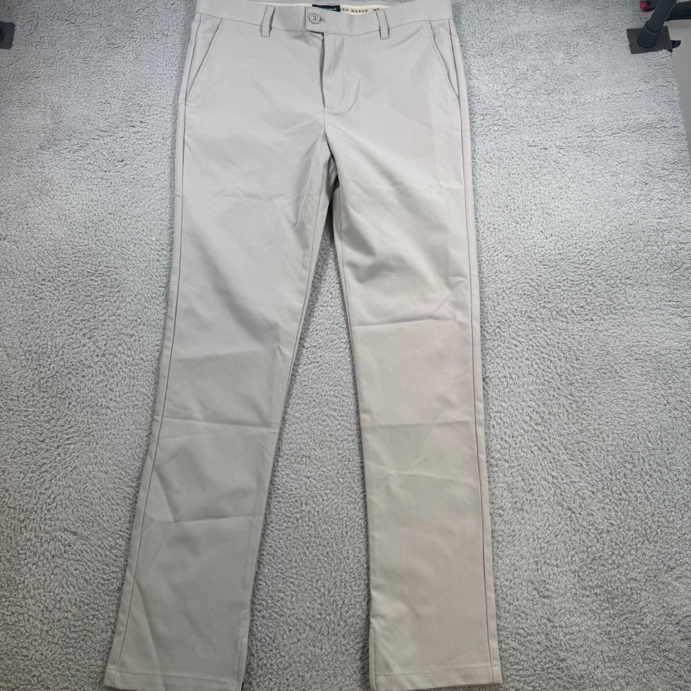 Southern Marsh Mens Performance Chino Pants 34x32 Khaki Stone Stretch Golf Tech